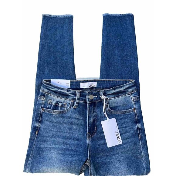 Vervet By Flying Monkey Amber Mid-Rise Skinny Jeans for Women - Size 26 - Picture 15 of 16